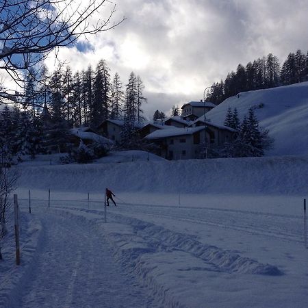 Ferienwohnung Gadenstatt Davos Buitenkant foto