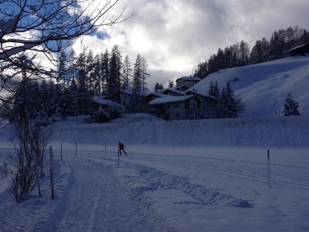 Ferienwohnung Gadenstatt Davos Buitenkant foto