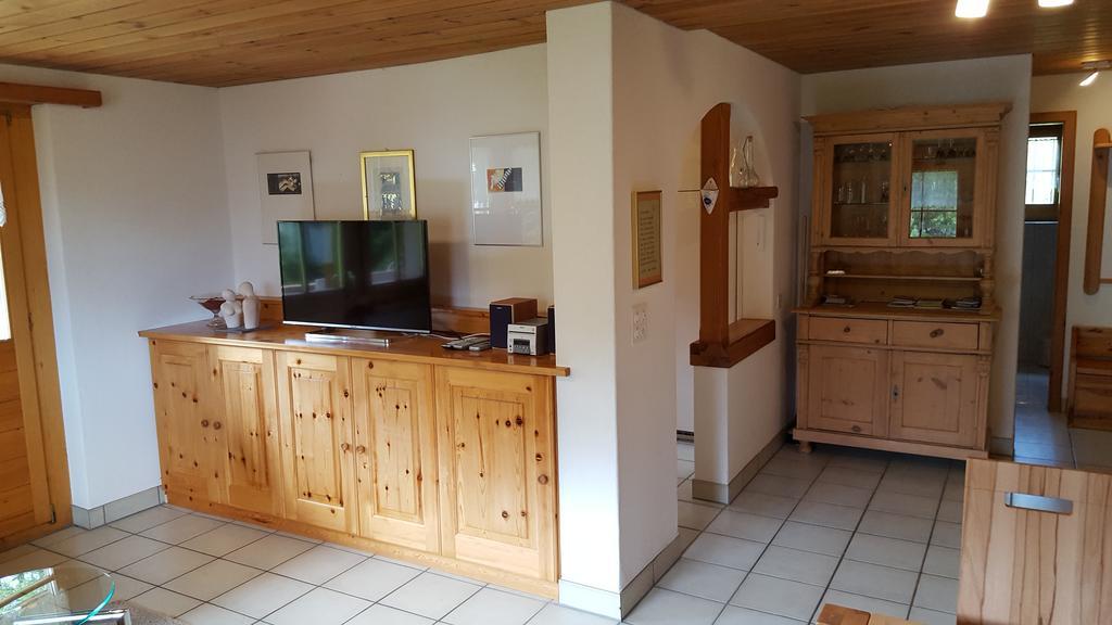 Ferienwohnung Gadenstatt Davos Buitenkant foto