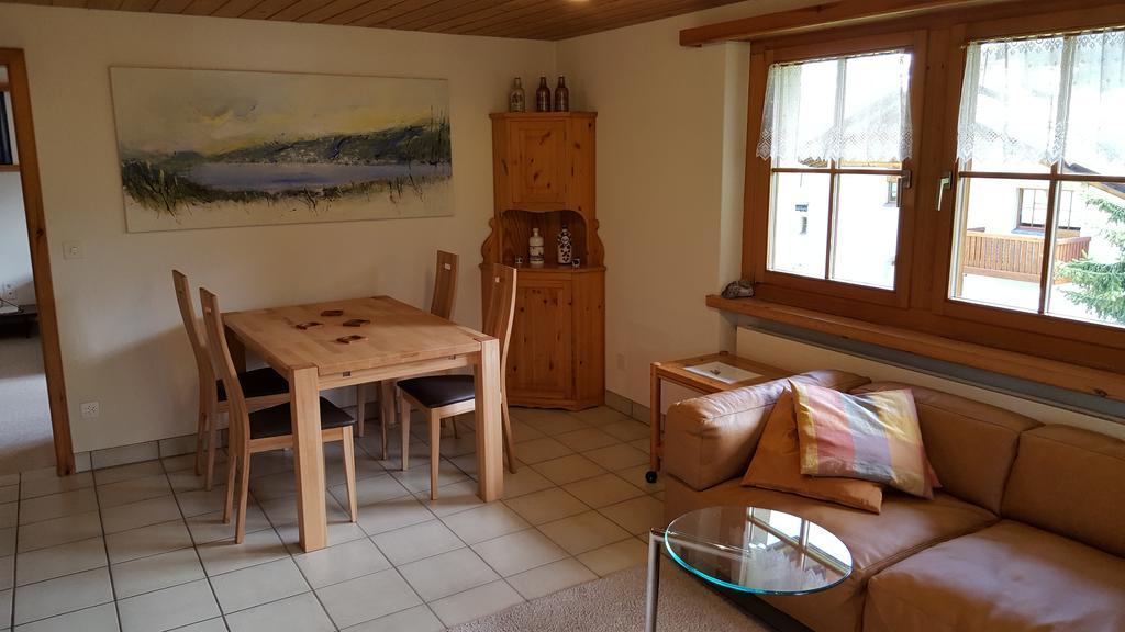 Ferienwohnung Gadenstatt Davos Buitenkant foto