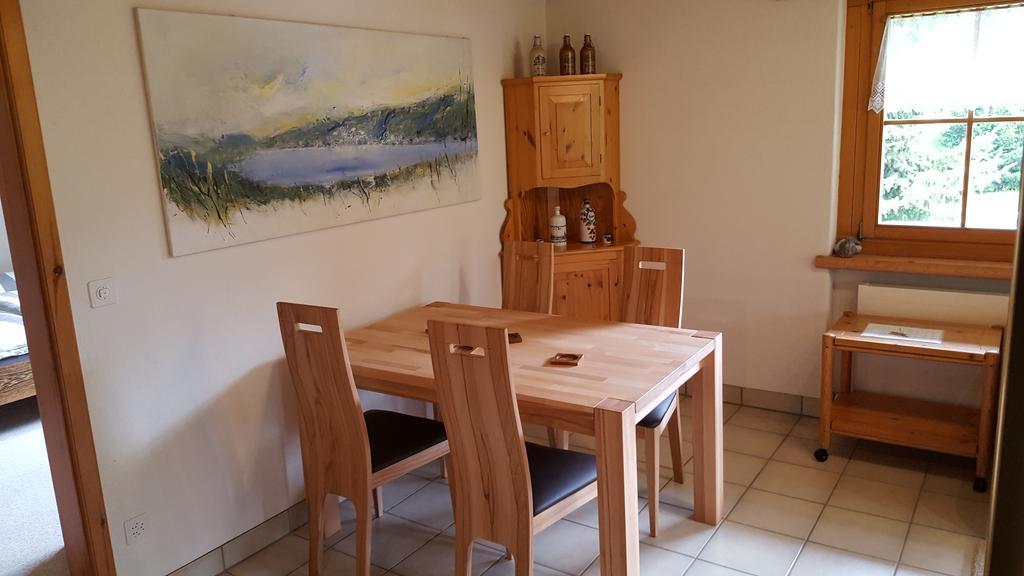 Ferienwohnung Gadenstatt Davos Buitenkant foto